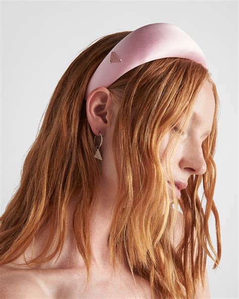 prada pink headband